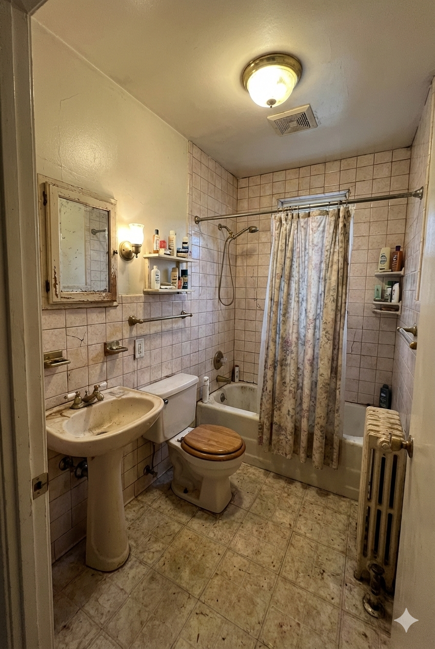 Bathroom Before Renovation